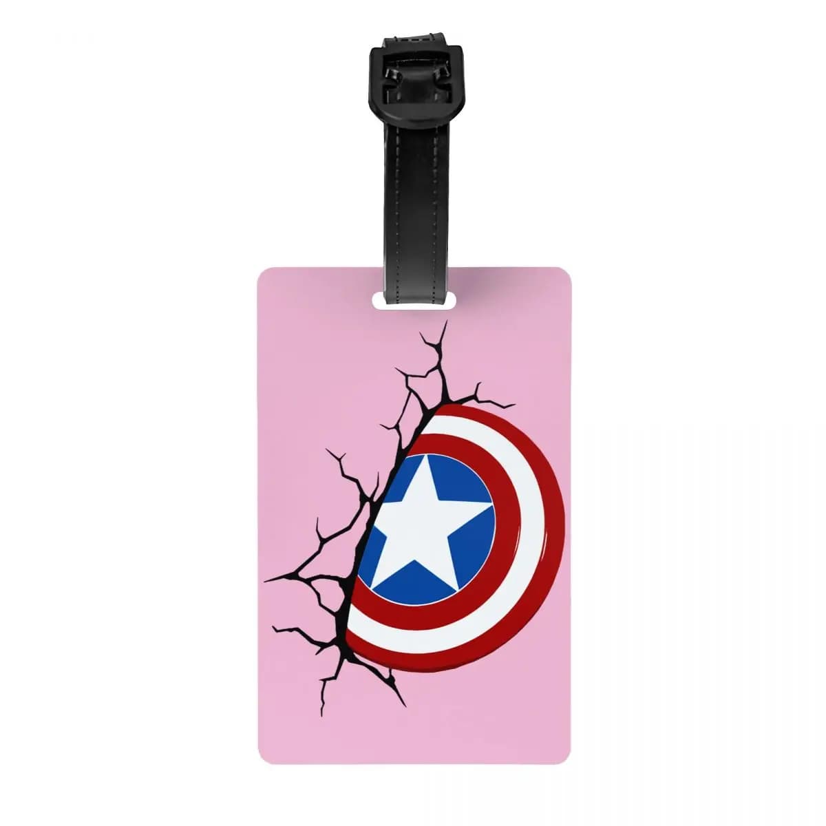 Custom Captain America Luggage Tag Privacy Protection Baggage Tags Travel Bag Labels Suitcase