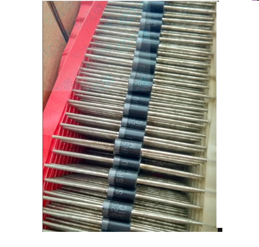 500PCS Schott diode 1N4007 1N4001 1N4004 1N5822 1N5819 1N5817 1N5408 1N5406 HER107 HER108 rectifier tube