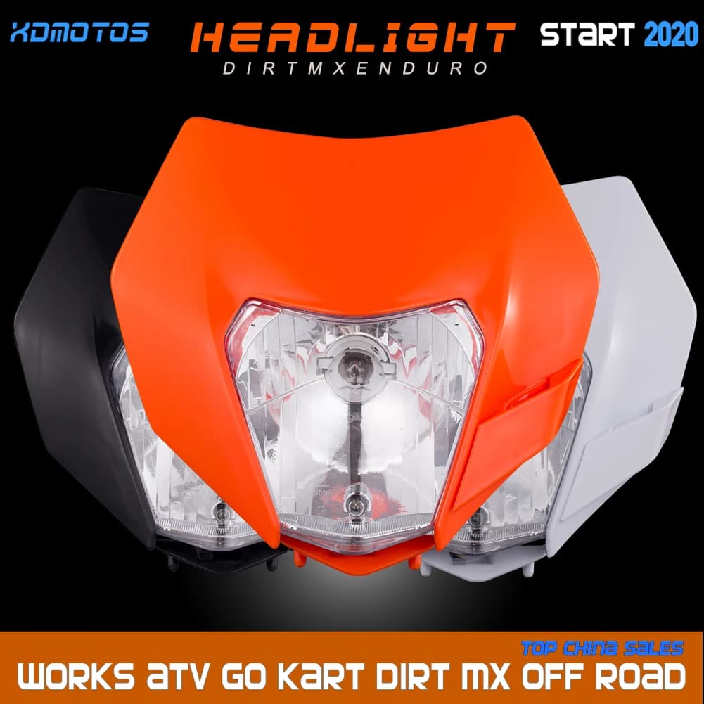Motorcycle 2015 Universal headlight Headlamp Head Light For KTM EXC EXCF SX XC XCW MX SMR SXS 125 250 350 450 500 505 520 530