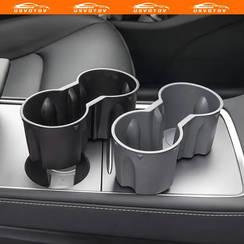 Cup Holder for Tesla Model 3 Y Highland Center Console Storage Box Armrest Organiser Non-slip Insert Phone Holder Accessories