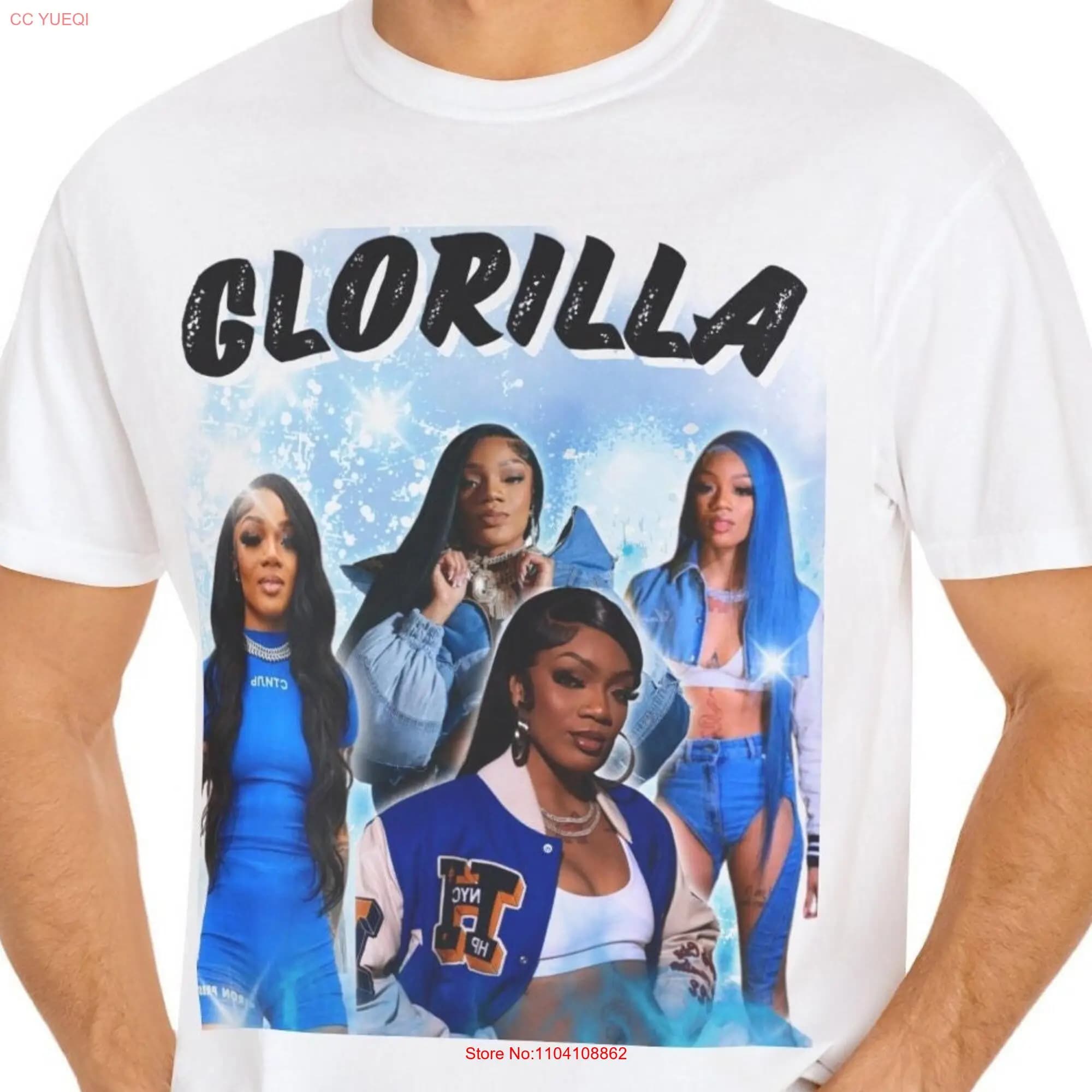 Glorilla T Shirt For Woman and Man Yeah Glo Hot Girl Summer Tour Concert Get em Megan long or short sleeves