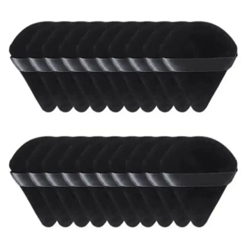 20 PCs New Triangular Sponge Puffs with a Soft Skin Friendly and Delicate Makeup Feel Suitable for Home Or Travel Use