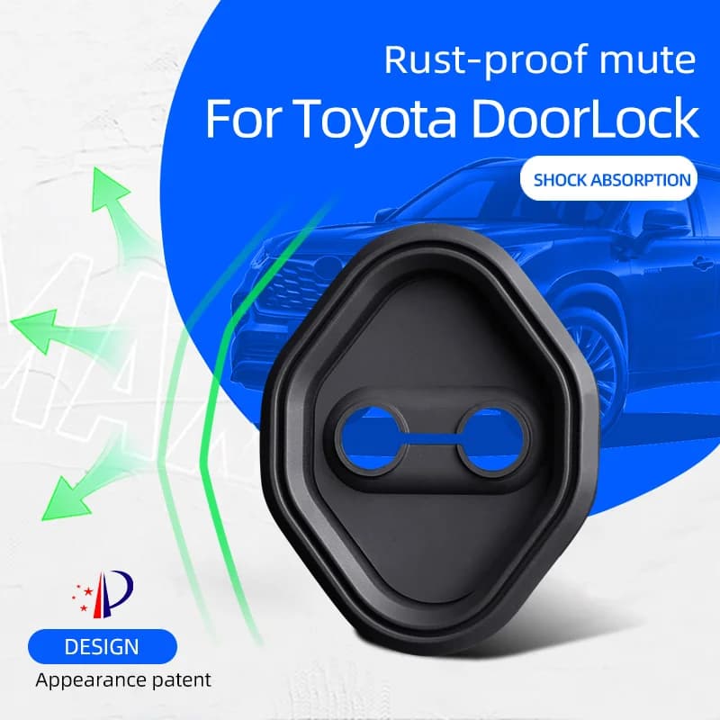 car door lock buckle protection cover For For Toyota vios Prius Wildlander Avalon HARRIER CROWN KLUGER COROLLA auto accessories
