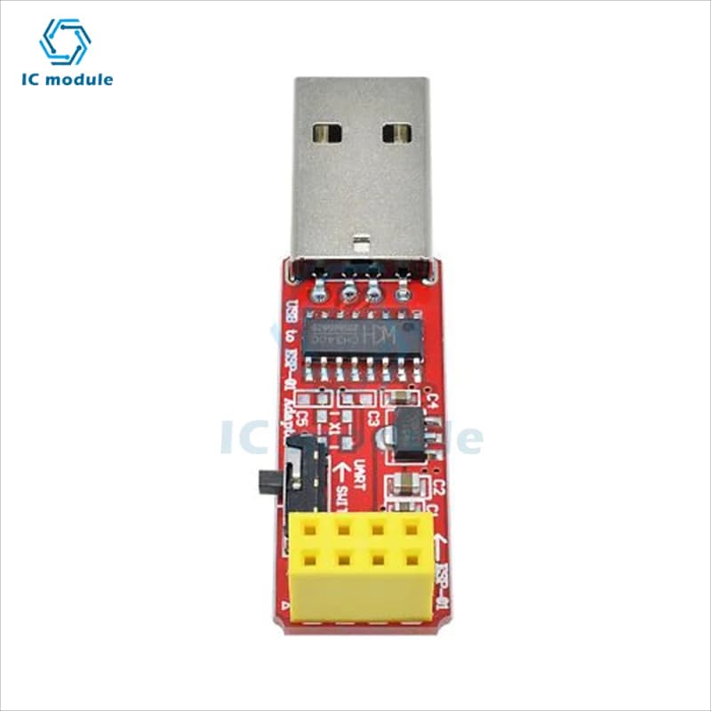 CH340C USB To ESP8266 Serial ESP-01 ESP-01S ESP01 ESP01S Wireless Wifi Developent Board Module for Arduino Programmer Adapter