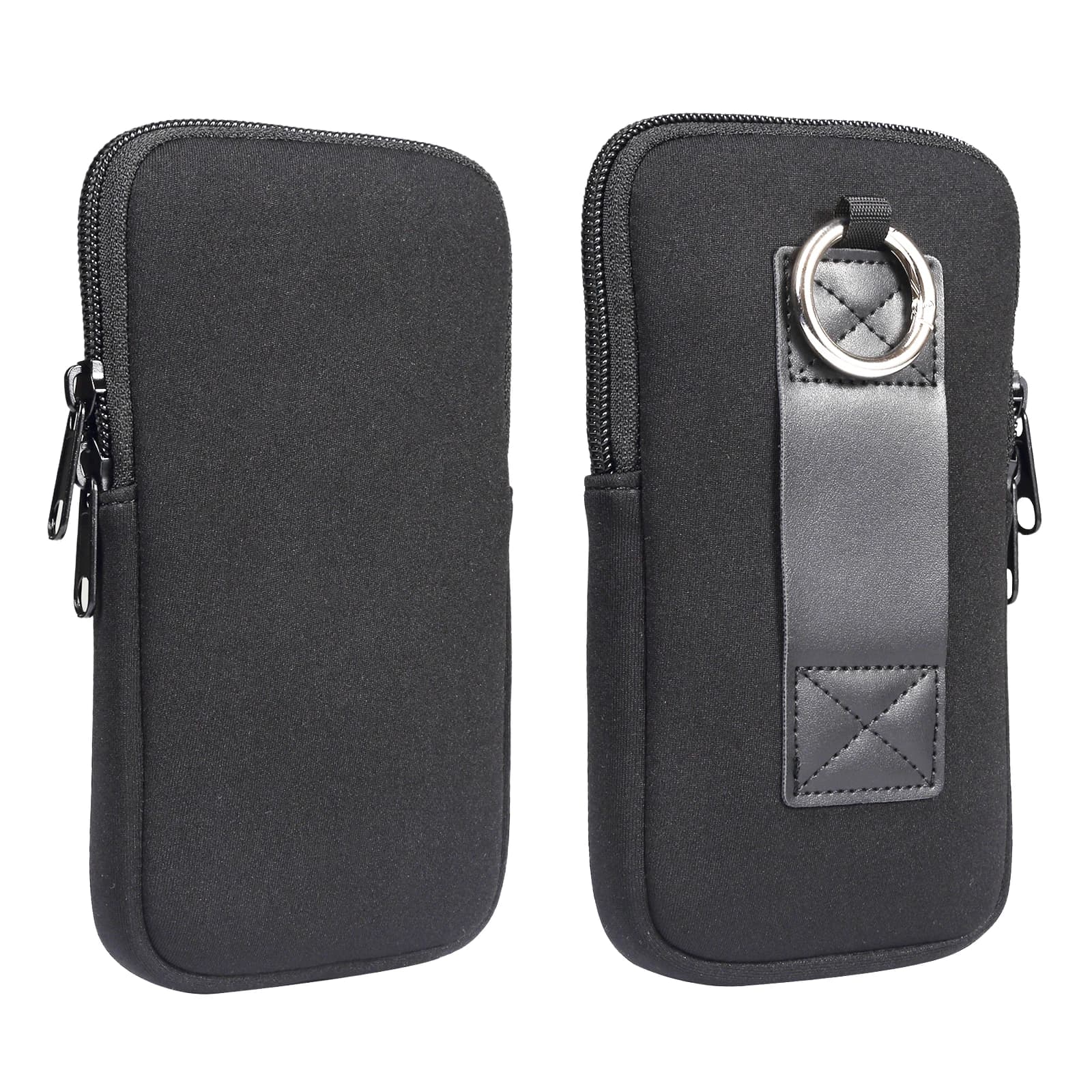 Universal Neoprene Belt Clip Phone Pouch For iPhone 16 15 14 13 12 11 Pro Max Shockproof Cover Bag