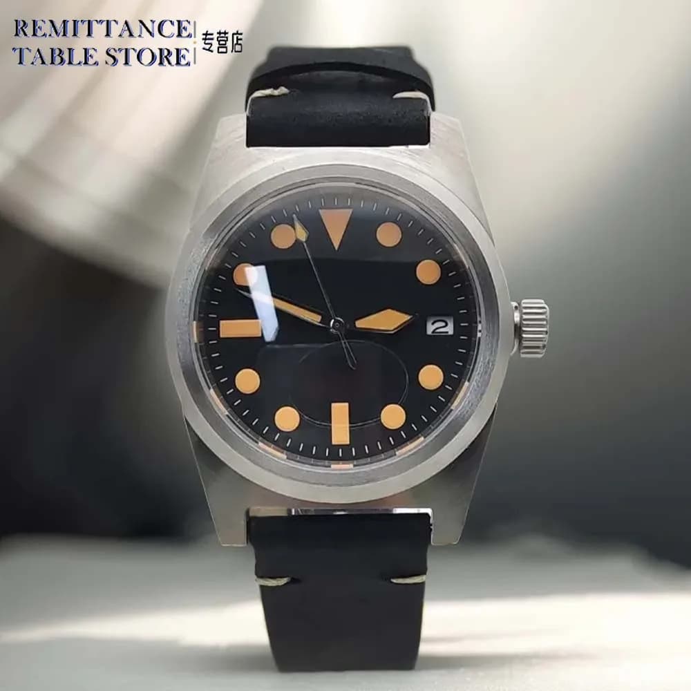 38mm Men's Vintage Classic Fashion Watch NH35 Movement Sapphire Glass Stainless Steel Case with New Luminous Dial Men's Watch