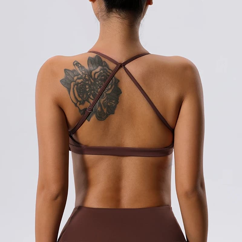 Women Halter Sports Bra Sexy Beautiful Back Top Push Up Fitness Bra Yoga Gym Workout Bra Fitness Top Sports Breathable Bra