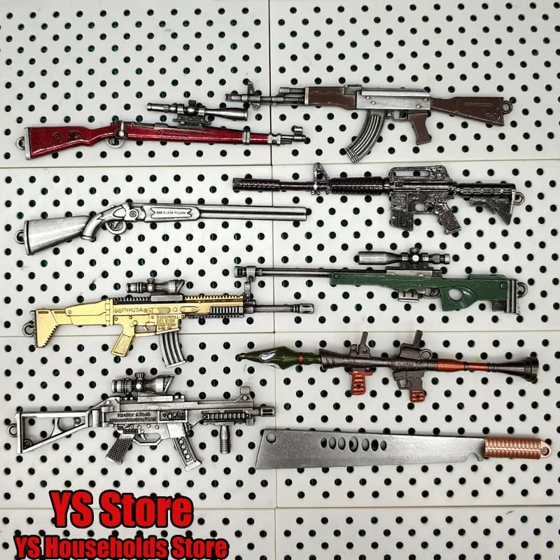 New Hot Sale Multi Styles 1/12 Soldier Weapon Accessories Toys 98k Rifle Machine Gun Model For 6" Moveable Dolls Decoration