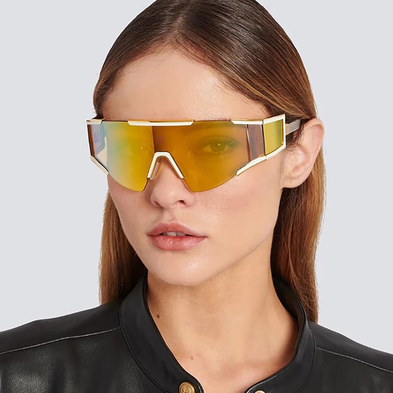 Steampunk Y2K Sunglasses Women For Men Vintage Punk Luxury Brand Design Sun Glasses Trend Riding Fishing Big Frame Sport Goggle