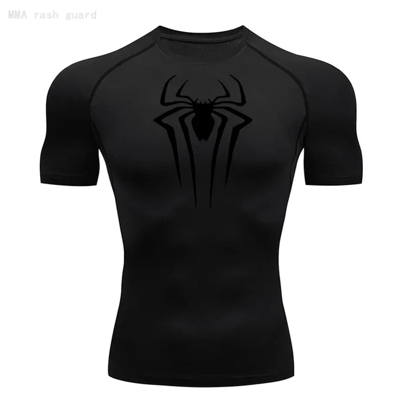 Summer sports new short sleeve quick drying 3D printed men's T-shirt round neck fitness outdoor running casual fashion shirt 6XL
