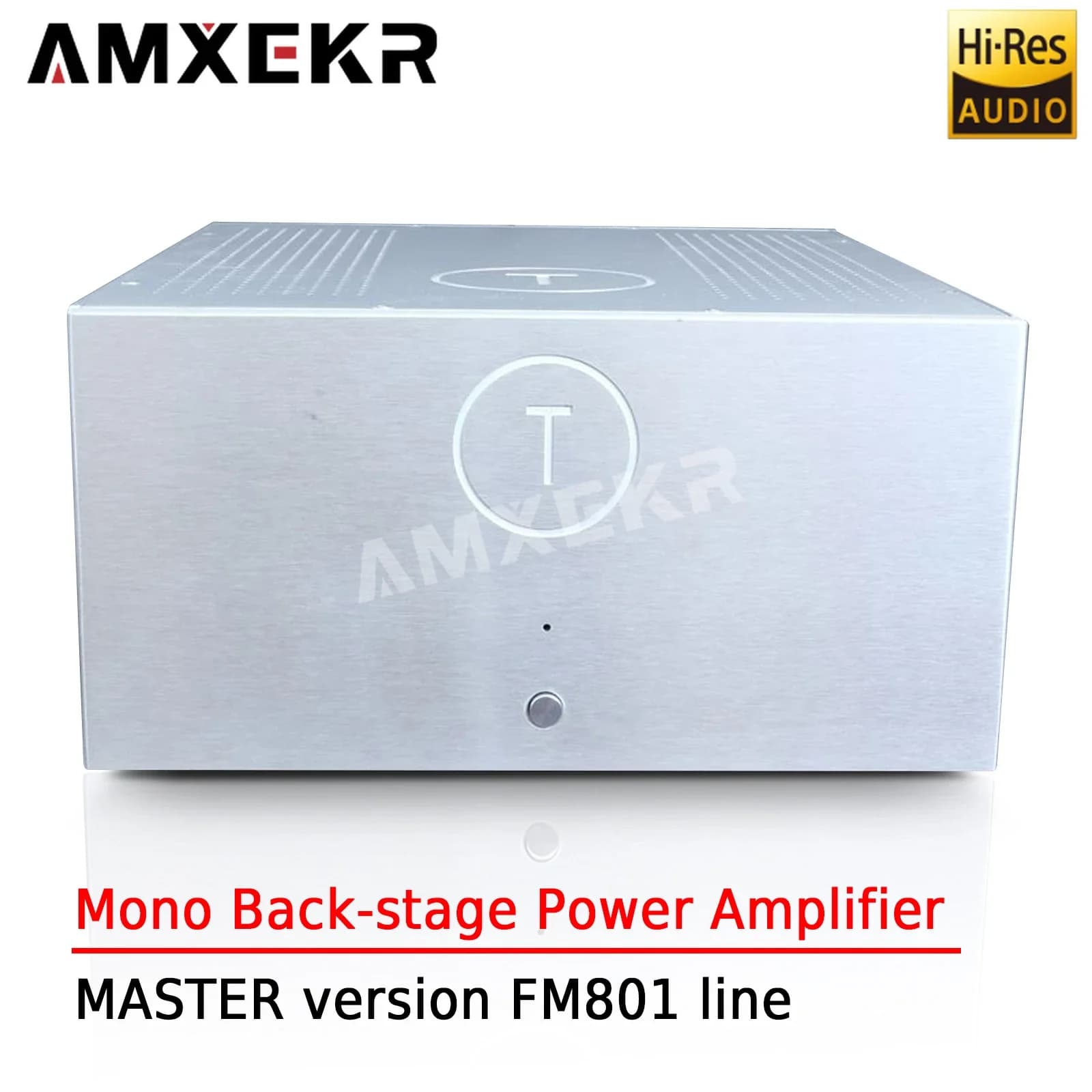 AMXEKR MASTER FM801 Line 250W*2 Mono Class A B Post-stage Power Amplifier Home Theater Factory Direct Sales