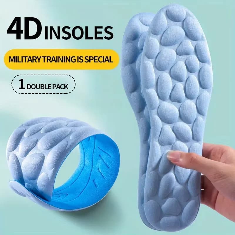 Massage Memory Foam Insoles For Shoes Sole Breathable Cushion Sport Running Insoles For Feet Orthopedic Insoles