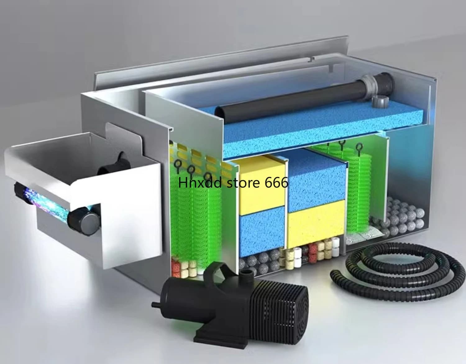 Fish pond filter water circulation system purification fish pond equipment