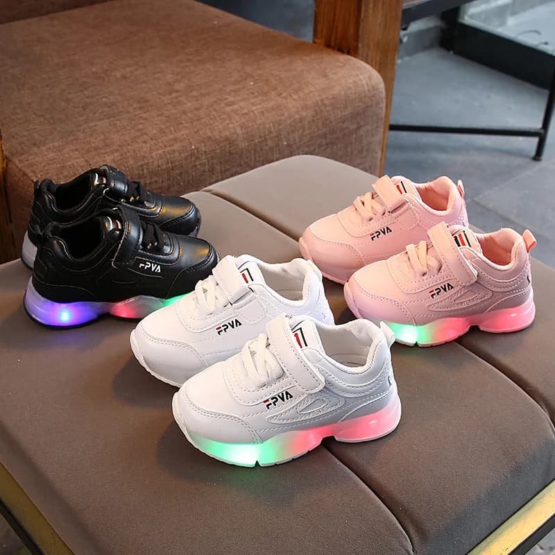 ZapatillasLED Child Luminous Shoe Spring Autumn New Boy Sports Shoe Girl Casual Shoes Illuminated Child Shoes Kid Sneakers Tenis