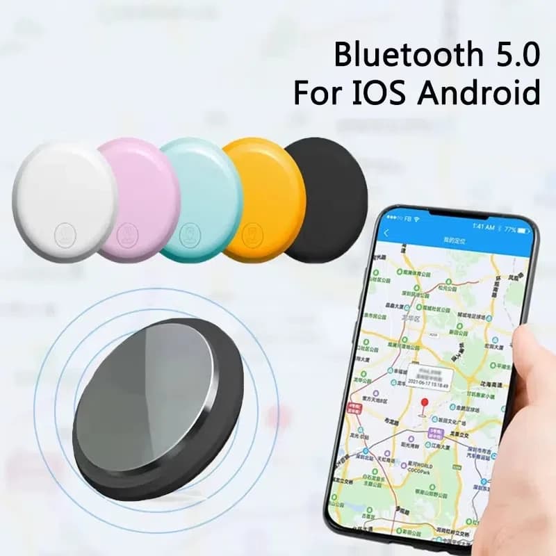 Mini GPS Tracker Smart Anti-Lost Reminder Device Wallet Keychain Pets Bluetooth For Apple Android Finder Air Tag Locator