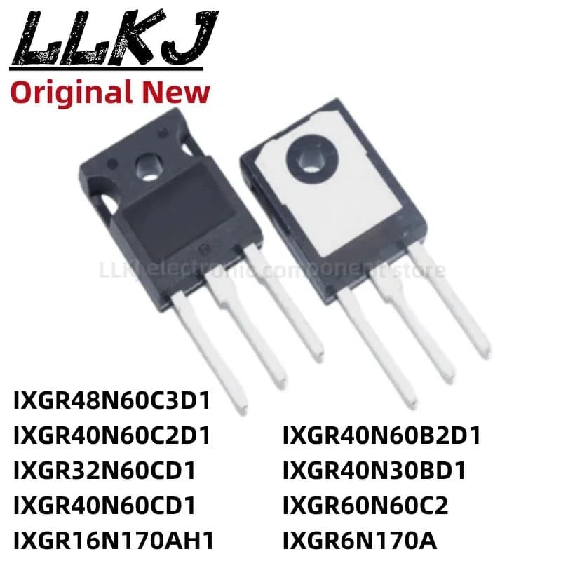 1pcs IXGR48N60C3D1 IXGR40N60C2D1 IXGR32N60CD1 IXGR40N60CD1 IXGR16N170AH1 IXGR40N60B2D1 IXGR40N30BD1 IXGR60N60C2 IXGR6N170A TO247