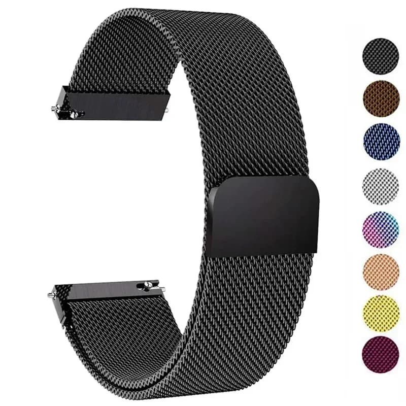 22mm 20mm Milanese Loop Strap For Samsung Galaxy Watch Band 6 5 4 44mm 40mm 6 Classic Bracelet Amazfit Huawei Gt Watchbands