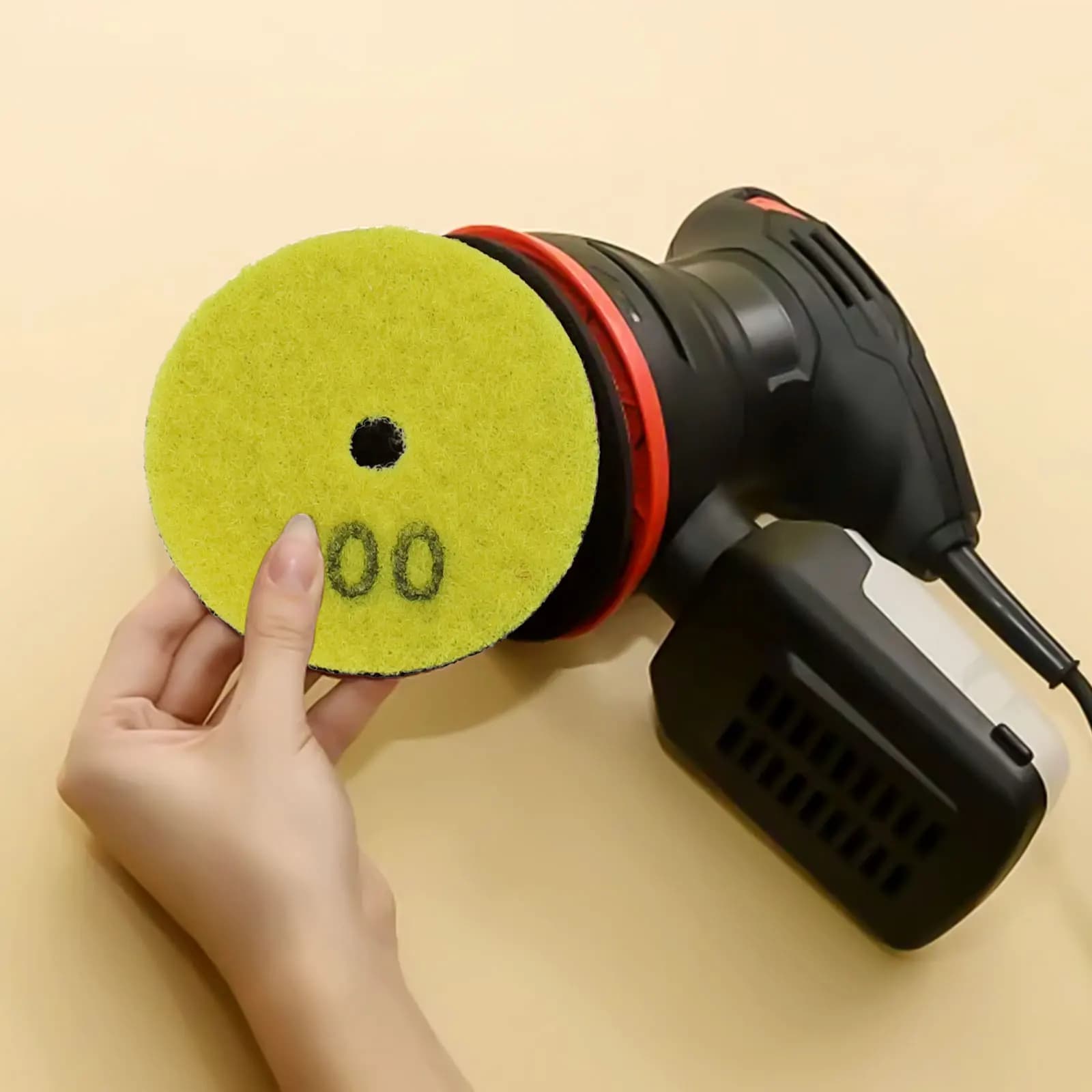 1pc Diamond Dry Polishing Round Shank Pad 50mm For Marble Granite Quartzite Glass Stone Polishing Power Tools Accessory