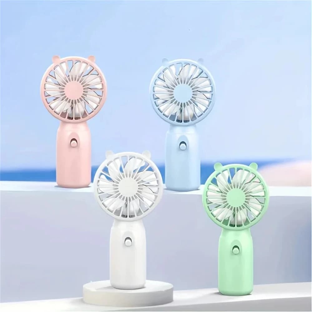 Handheld Fan Small Cooling Fan USB Creative Mute Cooler Portable Mini Outdoor Office Dormitory Cooling Device