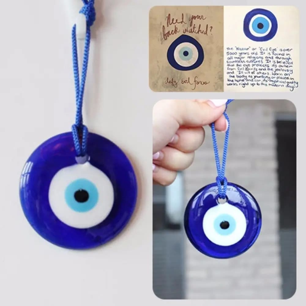 Kabbalah 1PC Charm Turkish Home Evil Eye Car Auto Accessories Office Amulet Car Pendant Auto Decor Interior Decor