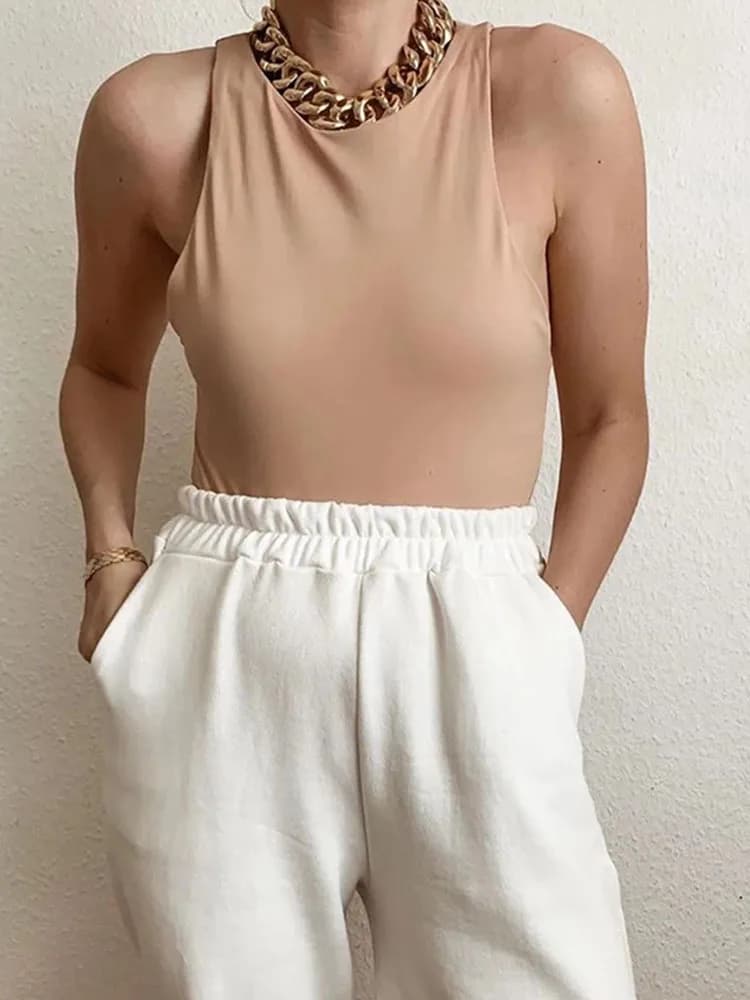 Summer solid sexy bodycon women bodysuits female 4 color green slim casual za bodysuit chic lady club short playsuits femme