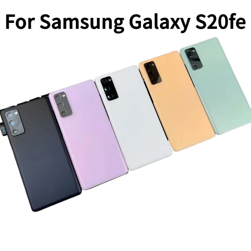 Back Cover Back Glass Replacement For Samsung Galaxy S20fe SM-G7810 G781u1 Phone Battery Case Rear Housing