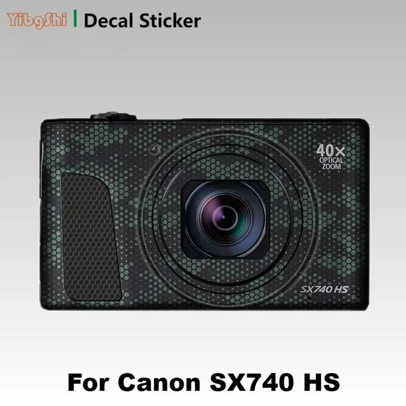 Customized Sticker For Canon PowerShot SX740HS Decal Skin Camera Vinyl Wrap Film Anti-Scratch Protector Coat SX740 HS