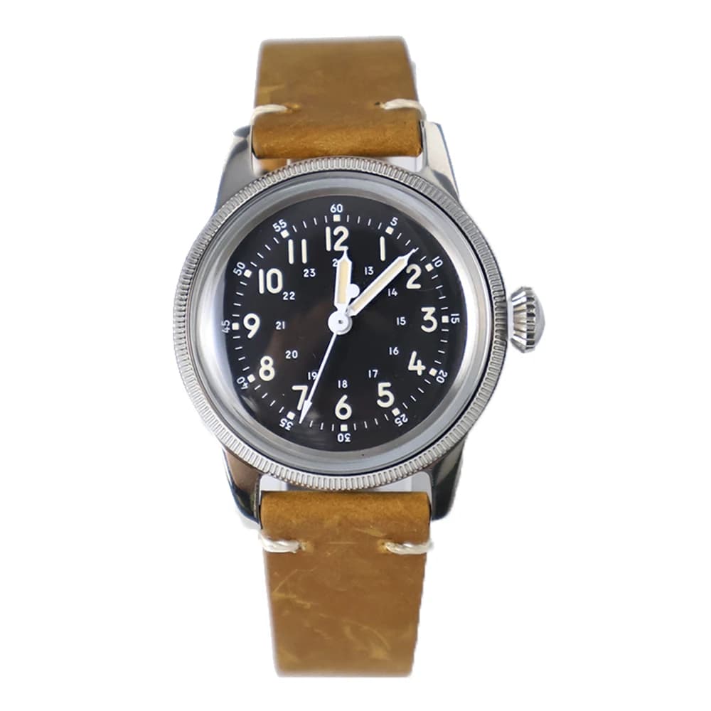 RDUNAE RA05 Retro Military Watch 316L Stainless Steel K1 Mineral Glass Luminous Personality Sports Quartz Men Pilot Watch