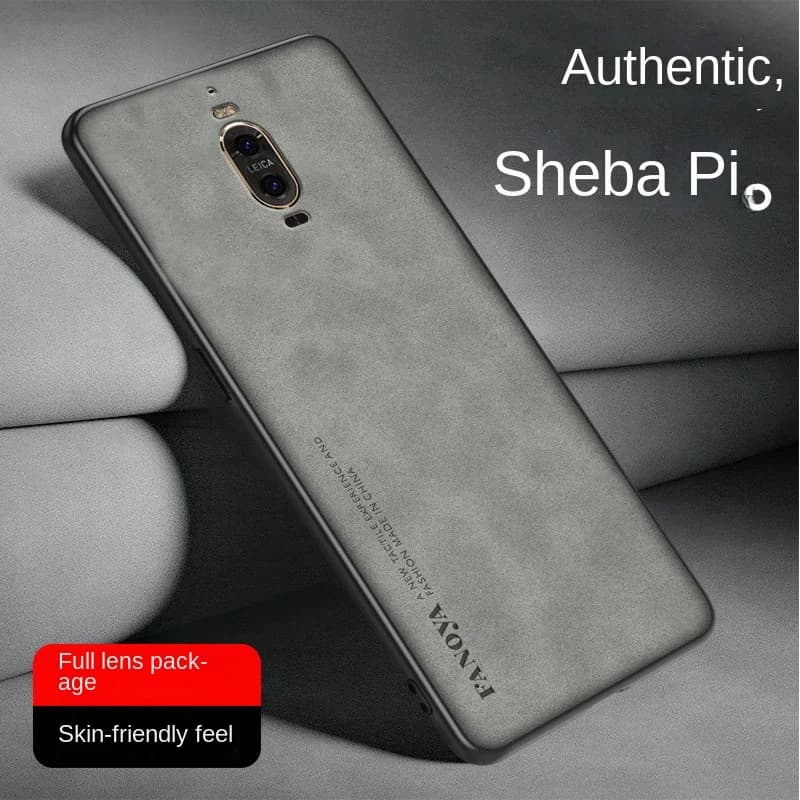 For Huawei Mate 9 Pro LON-L29 Case PU Leather Surface Hard PC Back Cover Shockproof Matte Phone Case for Huawei Mate 9 Pro 9Pro