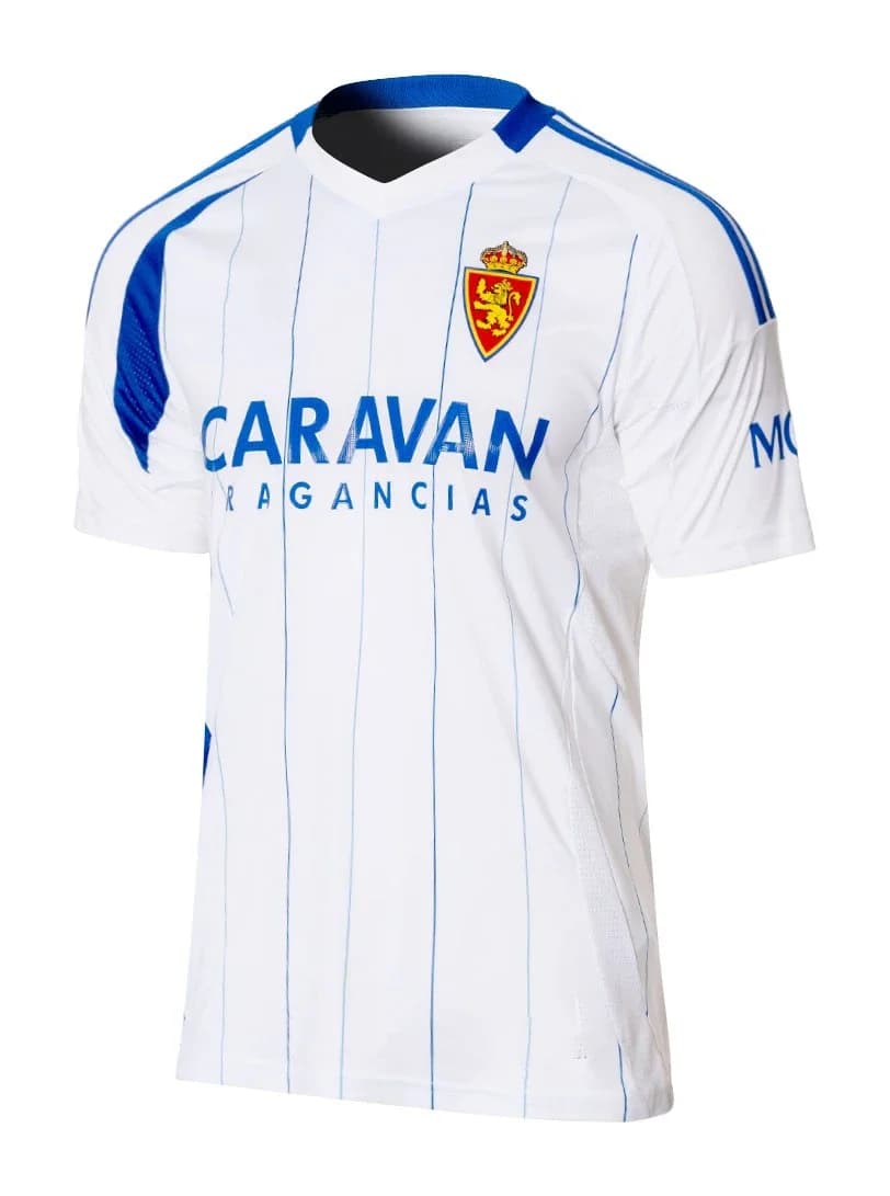 Pajamas Spanish Royal Zaragoza Retro Football Shirt Short-sleeved Jersey Home Jersey Men's and Women's Same Men's T-shirt Jersey