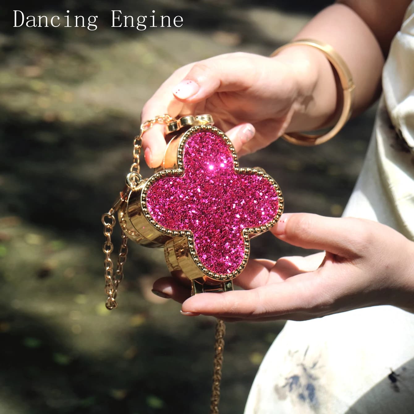 Mini small bag Evening bag Purses and handbag luxury Designer shoulder bags funny shape Party Wedding Acrylic Shiny Clutch purse