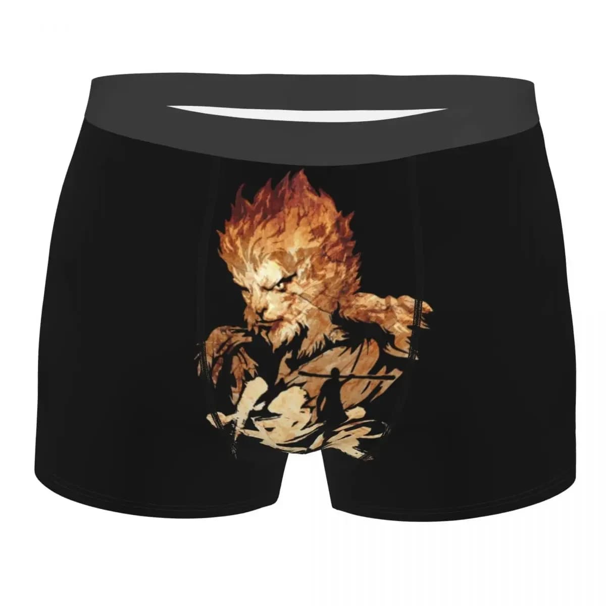 Custom Monkey King Wukong Myth Boxer Shorts For Homme 3D Print Video Game Lover Gaming Underwear Panties Briefs Soft Underpants