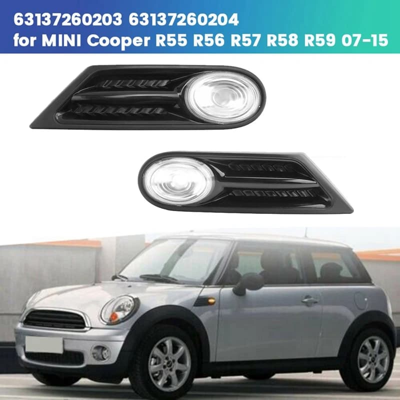 1Pair Side Fender Marker Turn Light 63137260203 63137260204 For MINI Cooper R55 R56 R57 R58 R59 07-15 Indicator Lamp