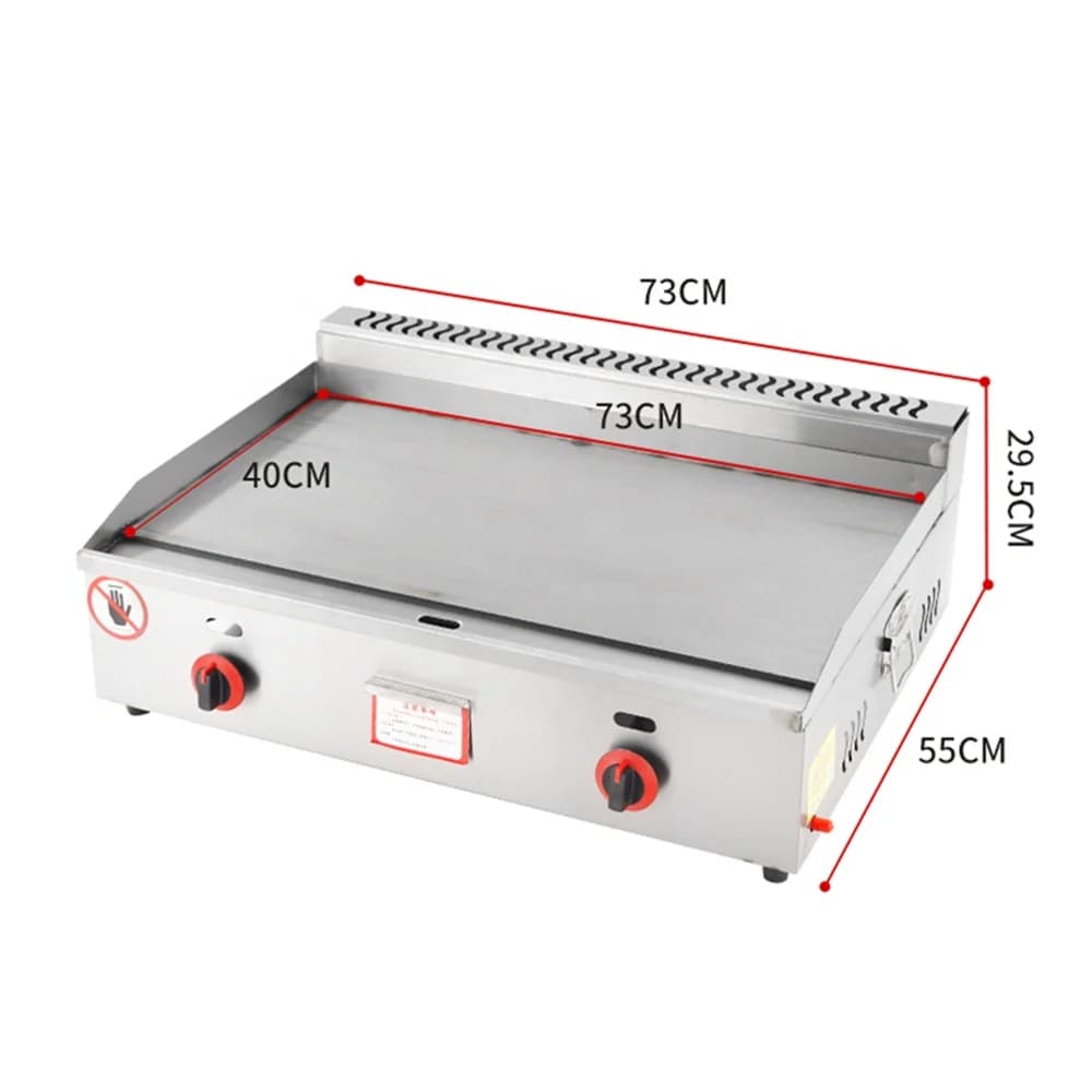 Commercial Professional Restaurant Industrial Counter Top Non-stick Commercial Bbq Electric Gas Griddle