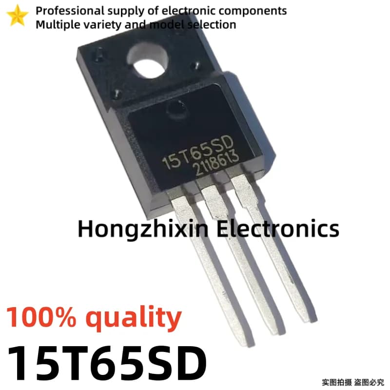 10PCS NEW 100% quality 15T65SD 15T65 BYD15T65SD TO-220F MOSFET
