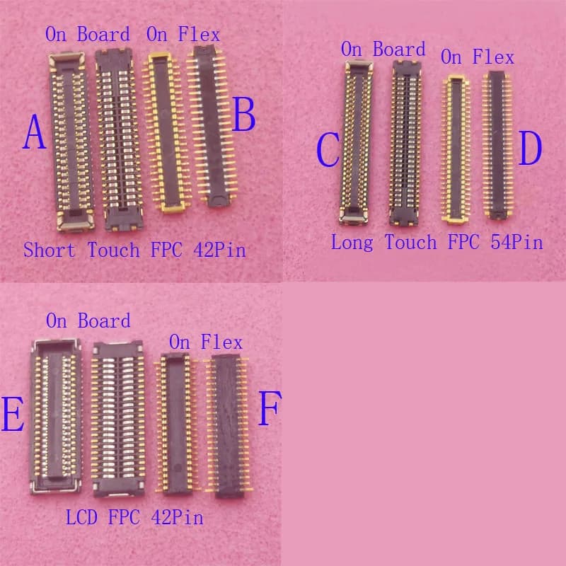 1-10Pcs LCD Display Screen Touch FPC Connector Plug Board For A2197 A2270 A2602 IPad 7 8 9 2019 2020 2021 Pro 10.2 42 54 Pin