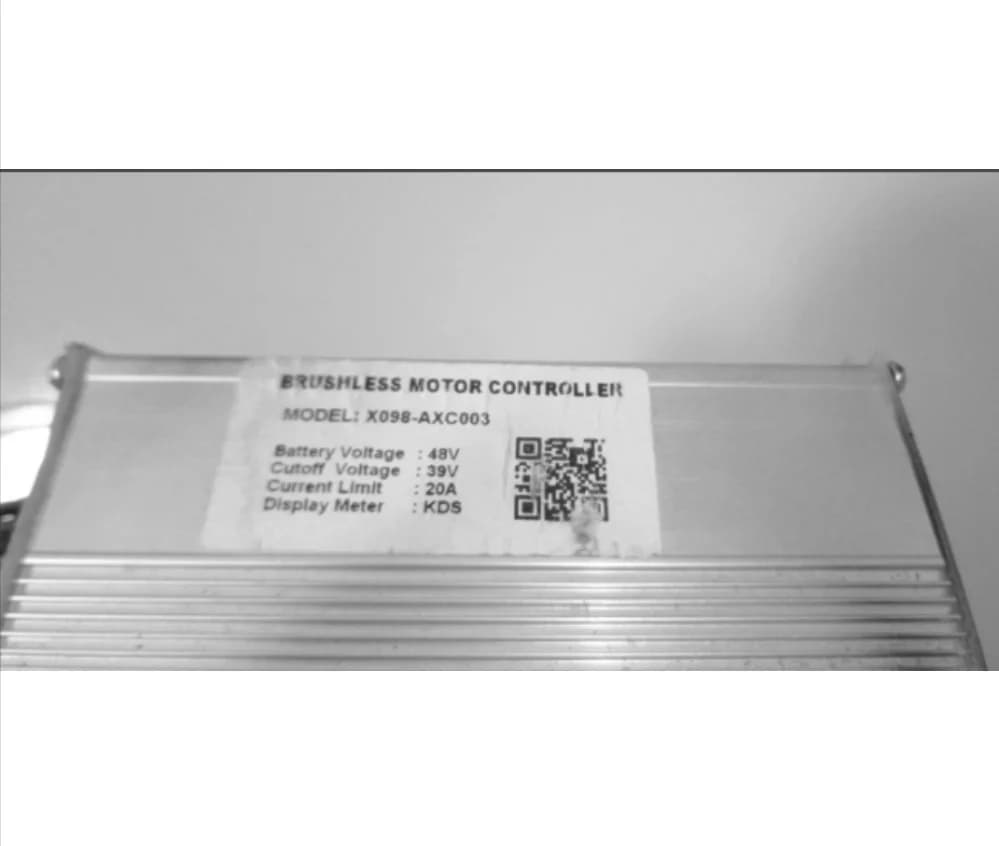 X098-AXC003 CONTROLLER (customized)FOR BRUSHLESS MOTOR DISPLAY METER 48V 20A Updated Parts Electric Bicycle Accessories