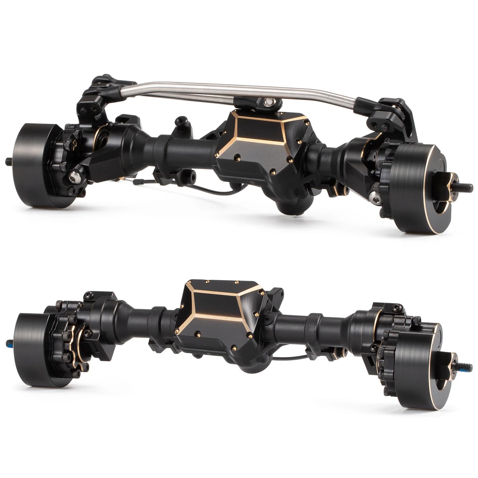 TRX4 Brass Weights Caster Blocks Steering Knuckle Portal Drive Housing Diff Cover Link Mounts for 1/10 TRX-4 TRX6 Upgrade Parts
