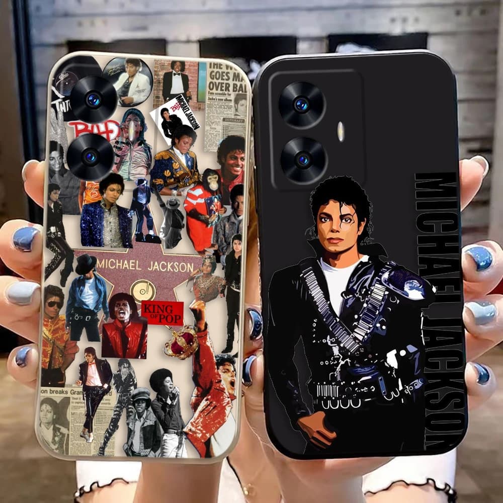 Dancer M-Michael J-Jackson Phone Case For Realme C65 C63 C53 C35 C55 C33 C30 C21Y C20 C12 C11 GT 2 XT NARAO 20 30 50 Case Funda