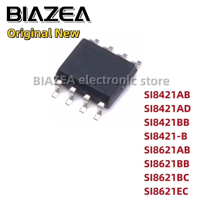 1piece SI8421AB SI8421AD SI8421BB SI8421-B SI8621AB SI8621BB SI8621BC SI8621EC SOP8 Chipset