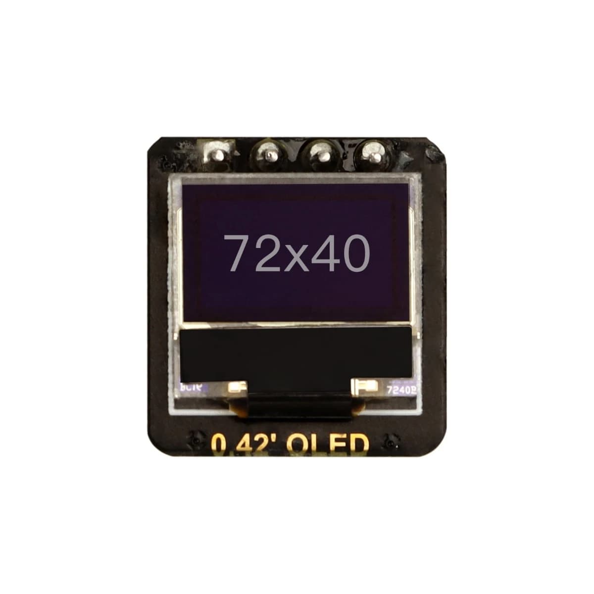 0.42inch 72x40 OLED LCD Display Tiny Screen Module with IIC/SPI Interface SSD1306 for STM32 Arduino Raspberry Pi 3.3V