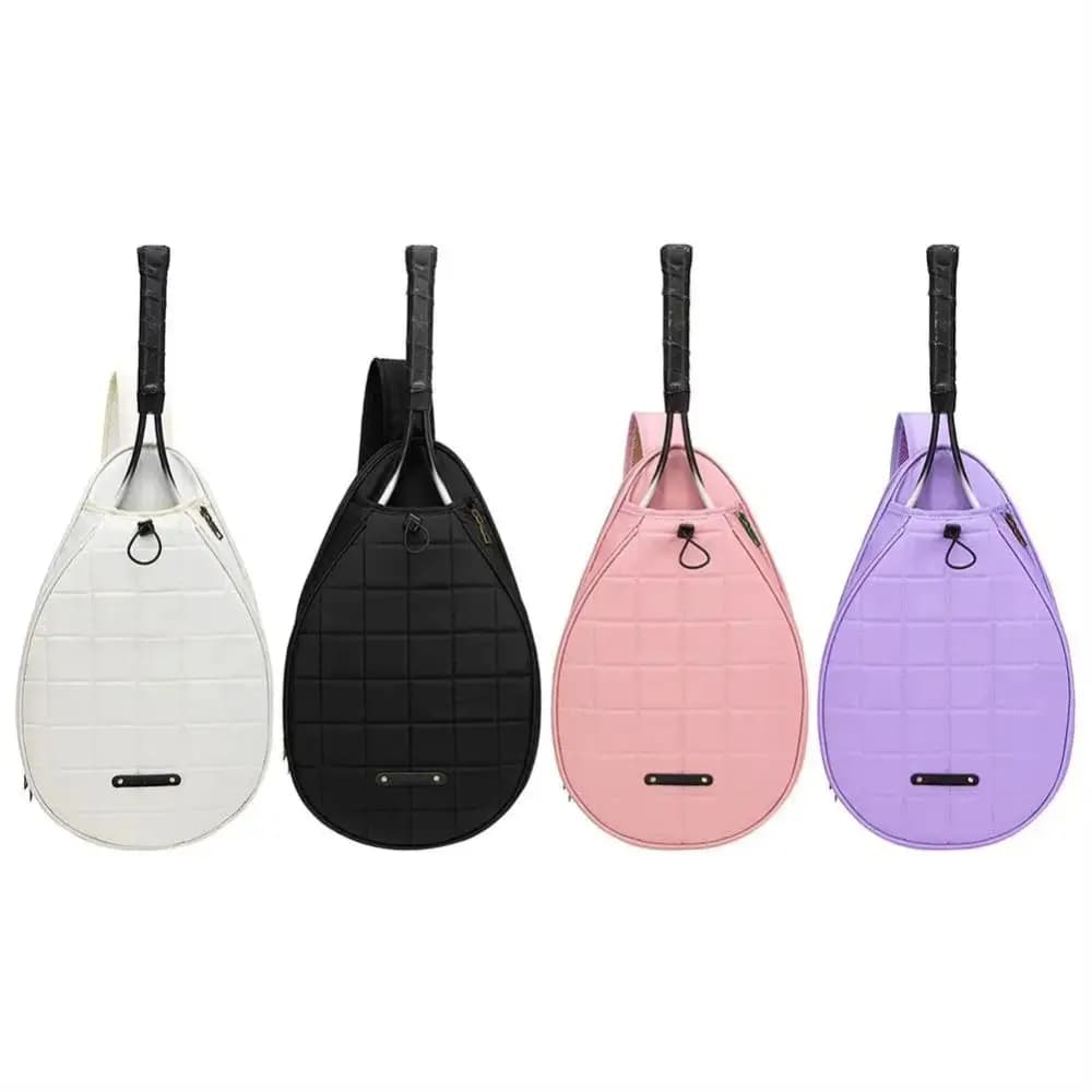 One Shoulder Tennis Bag Tennis Accessories Large Capacity Pure Color Badminton Bag Beauty Crossbody Tennis Crossbody Bag Youth