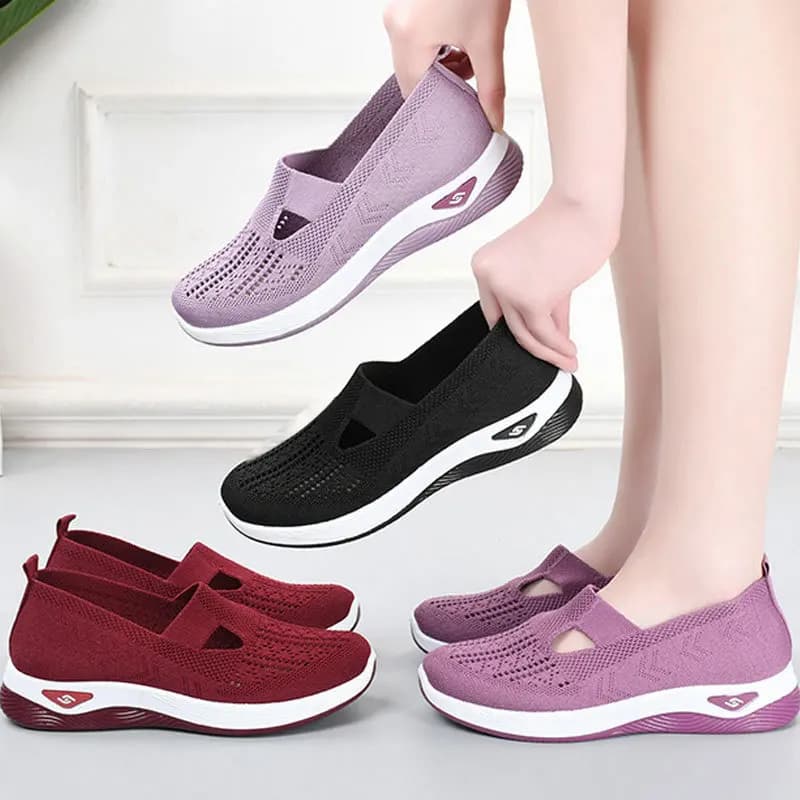 ​Women's Shoes 2025 Summer Casual Sneakers Breathable Mesh Chunky Sole Affordable Free Shipping​