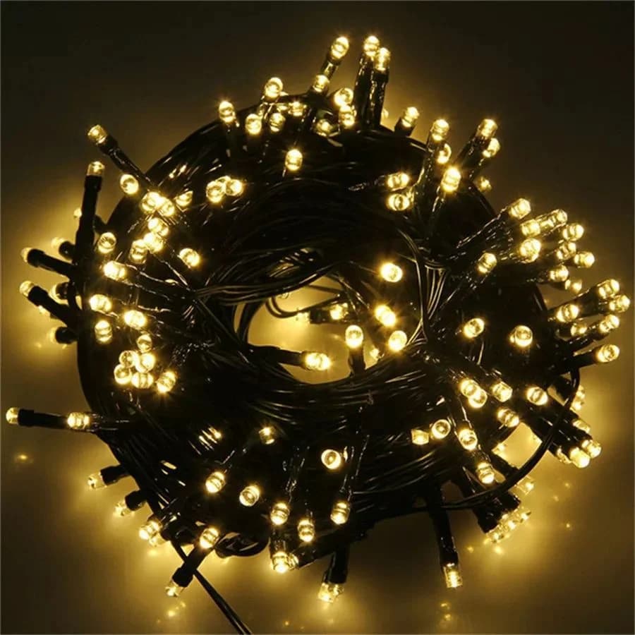 300/500LEDs Outdoor Christmas String Lights 8 Modes Waterproof Fairy Lights for Xmas Tree Garden Wedding Party Decor Garlands