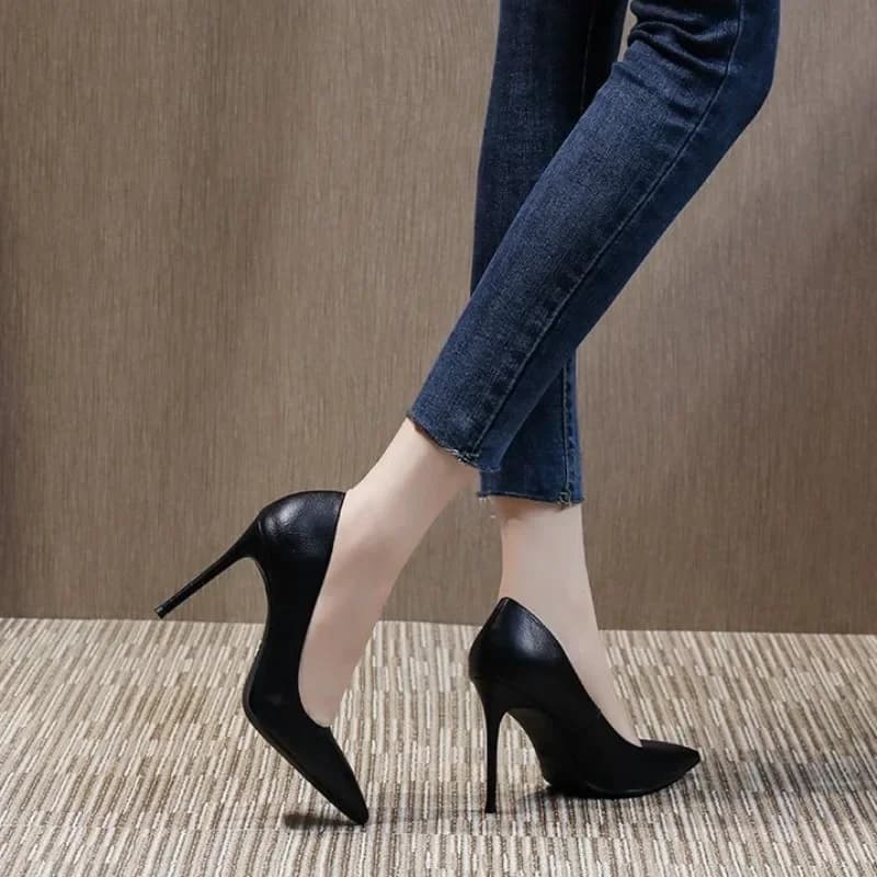 Office Ladies Pumps Pointed Toe Formal Women's Shoes Comfortable and Elegant a Chic Summer 2024 With Discount Genuine Mark