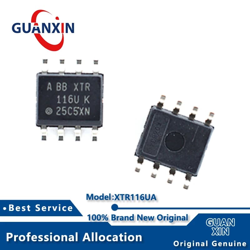 100% New  XTR116UA XTR116UA/2K5 SOIC-8 MarkingXTR116UA XTR116