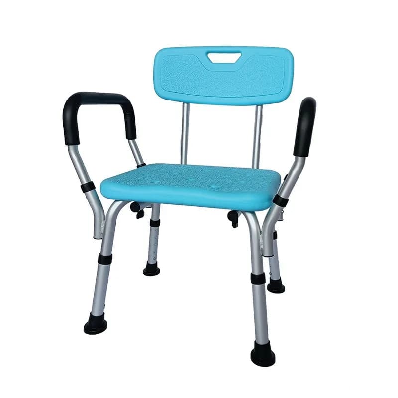 Shower Chair for Inside Shower with Arms and Back Eligible Heavy Duty Shower Seat for Bathtub Height Adjustable Safety Bath Seat