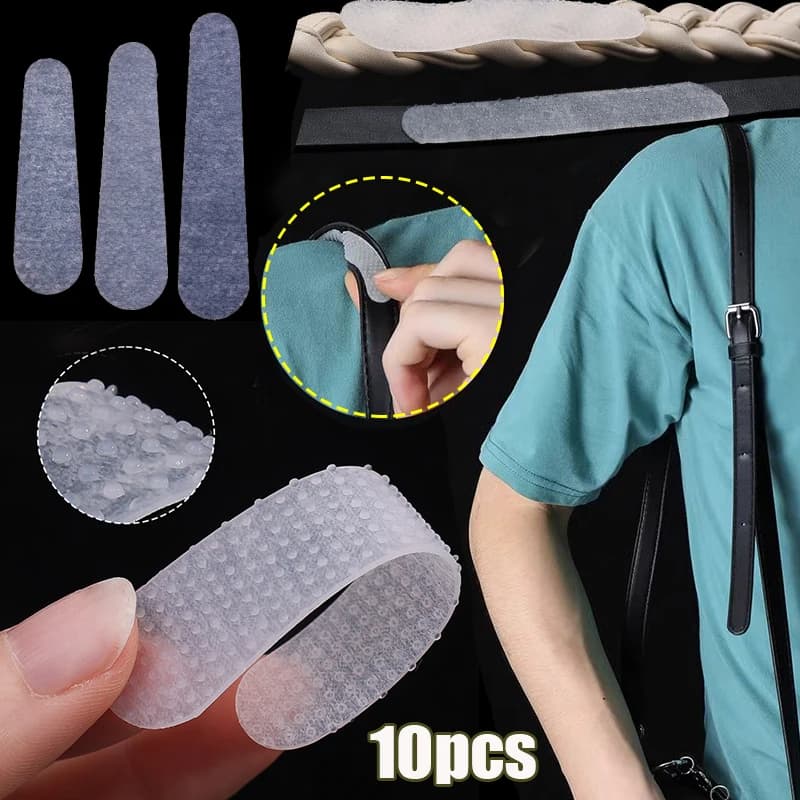1/10pcs New Anti-slip Patches For Bag Straps Reusable Washable Transparent Shoulder Bag Non-slip Fashion Luggage Accessories