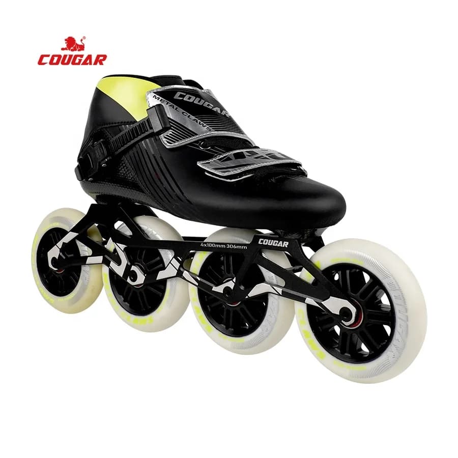 Factory Custom Long Short Track Racing Skating Women Men Speed Skates With 110mm PU Wheels