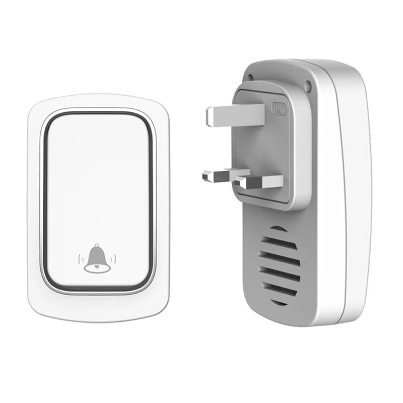 Self Powered Wireless Doorbell No Battery Waterproof Door Bell Chime Ring Elderly Caller Home Security Doorbell